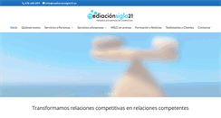 Desktop Screenshot of mediacionsiglo21.es